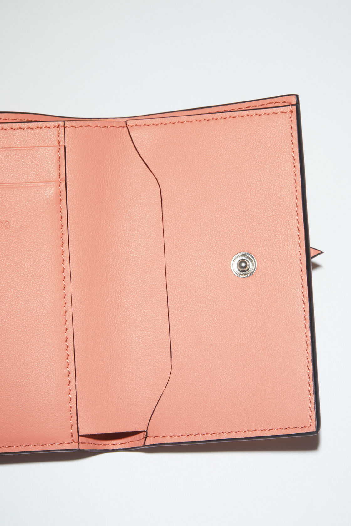 Musubi folded wallet, Salmon pink, 2000x