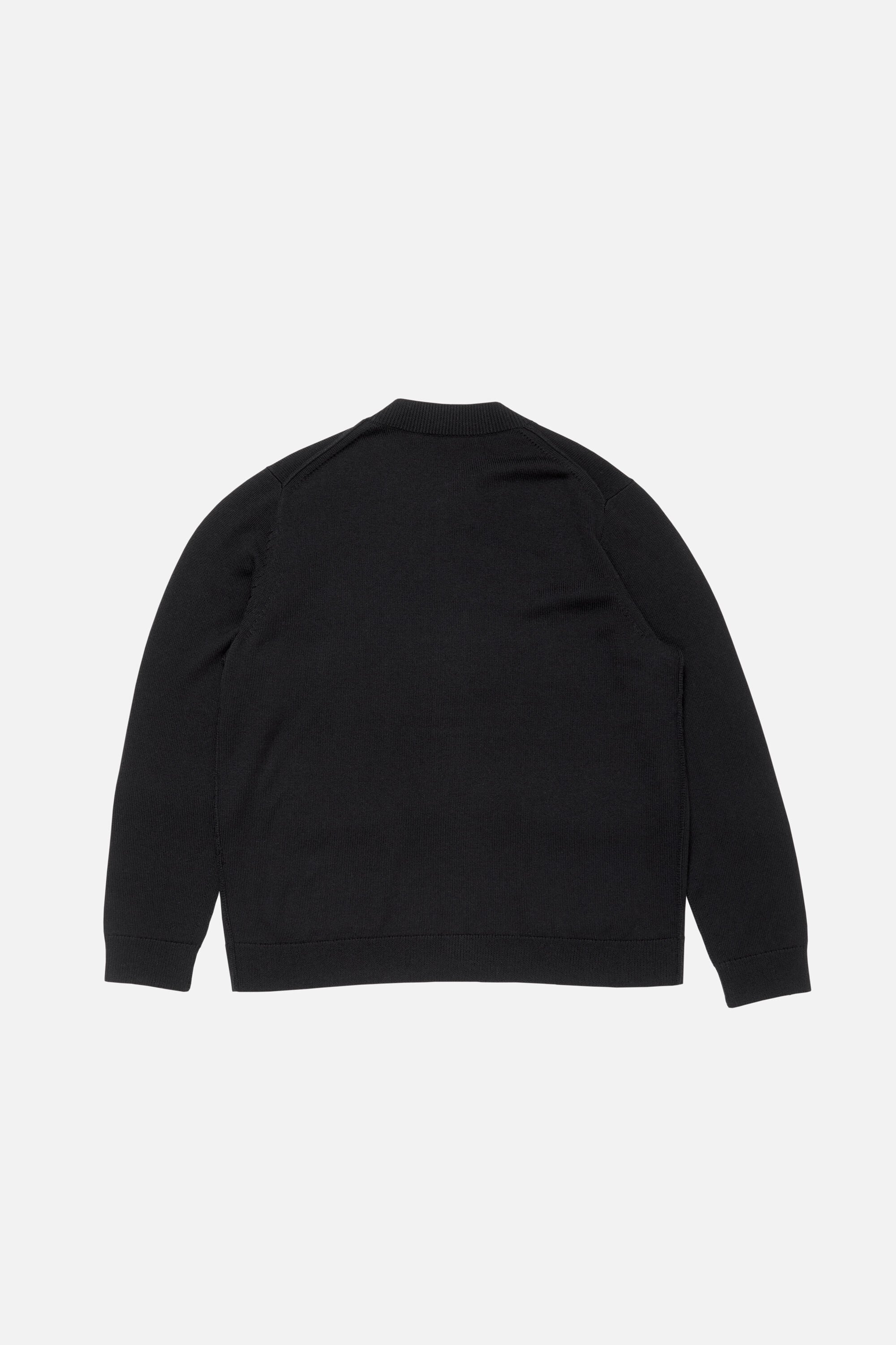 Acne Studios - クルーネックカーディガン - ブラック