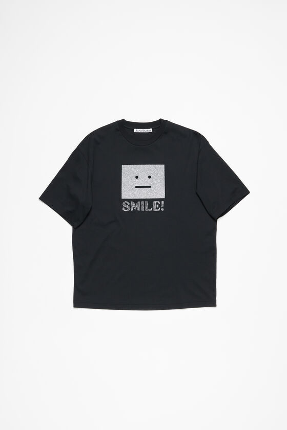 Acne Studios - FaceロゴTシャツ - リラックスフィット - ブラック