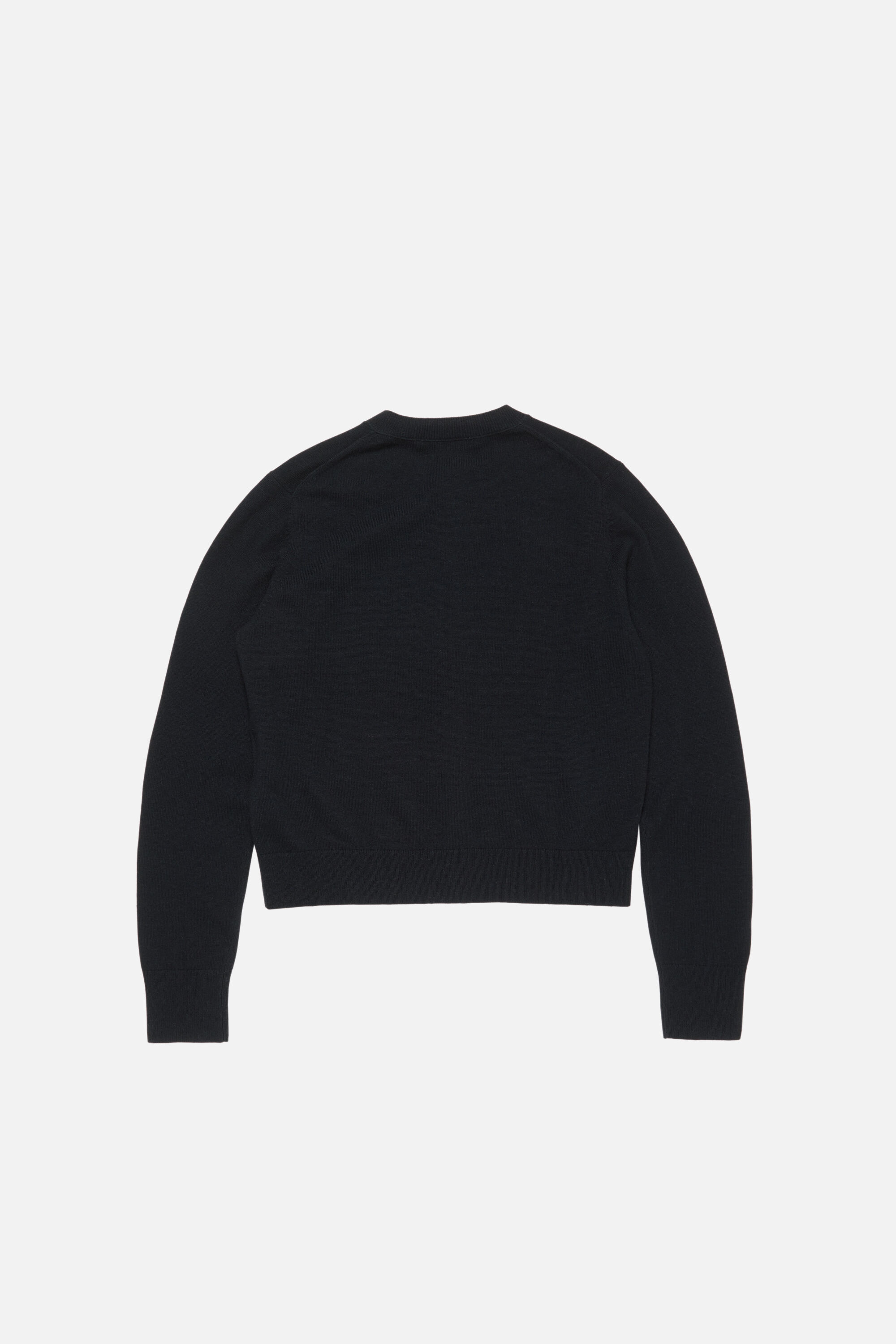 Acne Studios - フィットカーディガン - ヤクウール - ブラック Acne Studios - フィットカーディガン - ヤクウール - ブラック