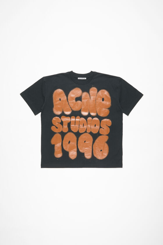 Acne Studios - T-shirt logo - Relaxed unisex fit - ブラック