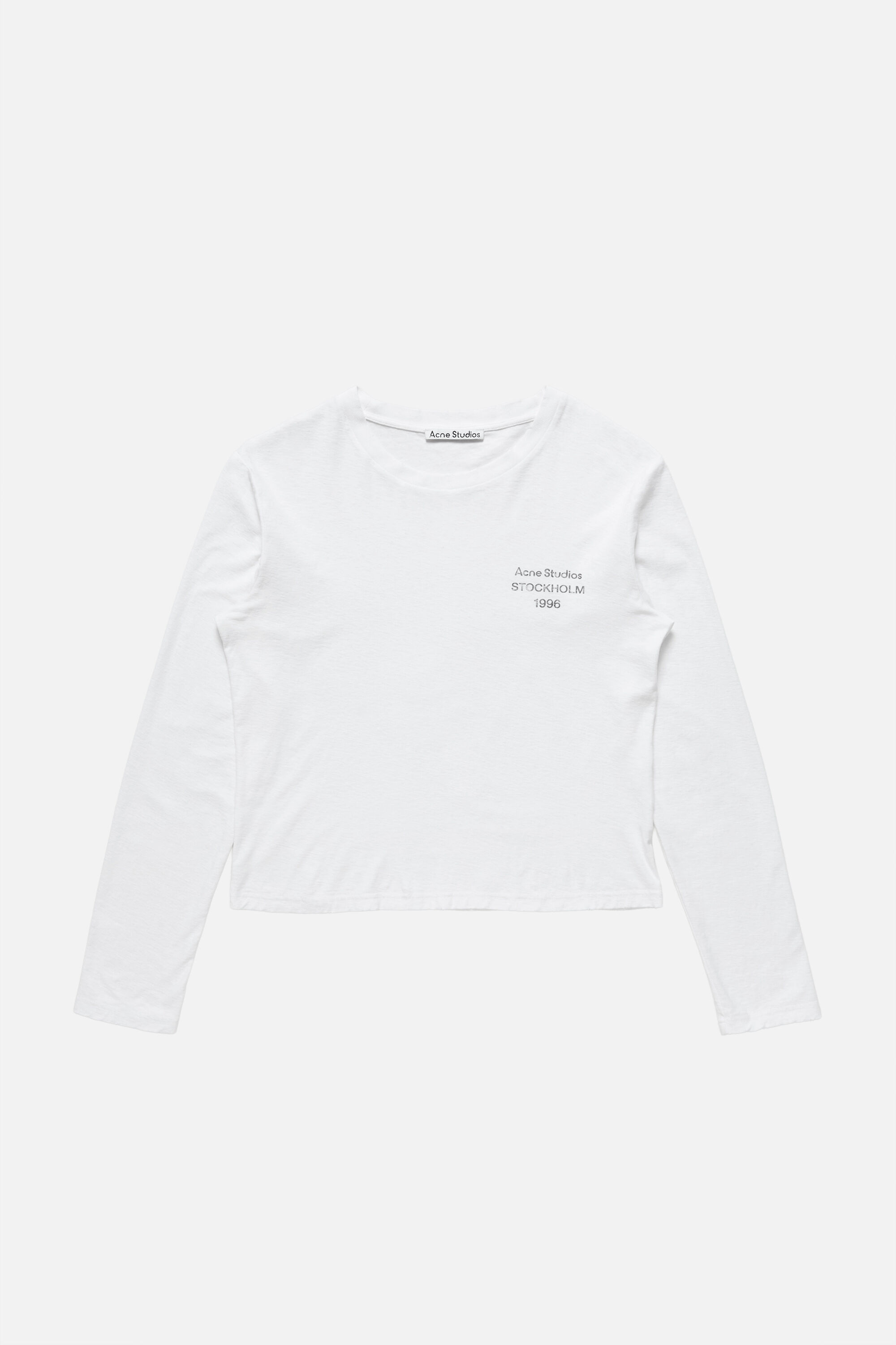 Acne Studios - ダメージロゴTシャツ - オフホワイト