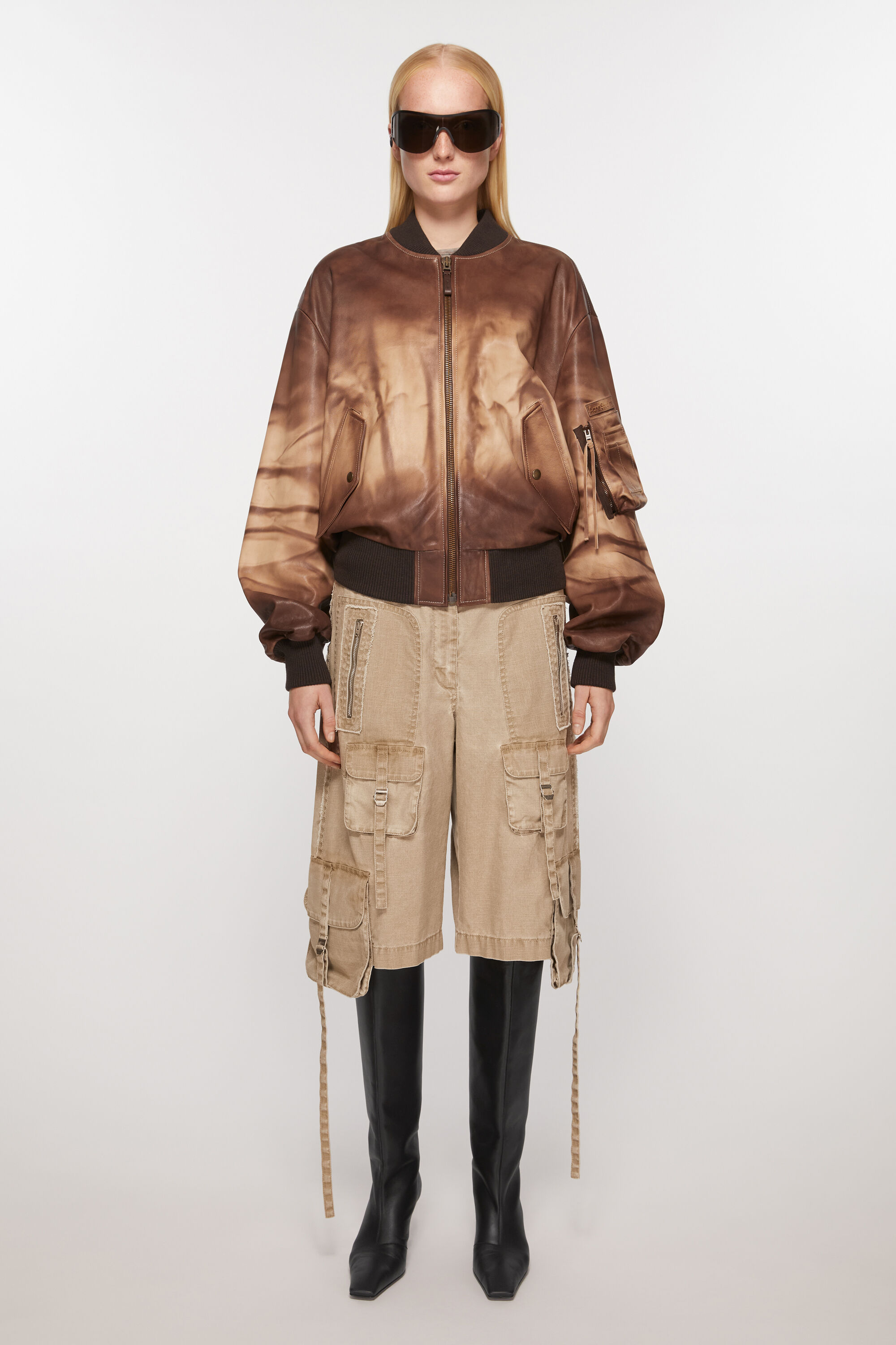 Bottines Cuissardes Acne Studios - Taille UK5/EU38 - Cuir Noir Talon Aiguille - Occasion Très Bon état