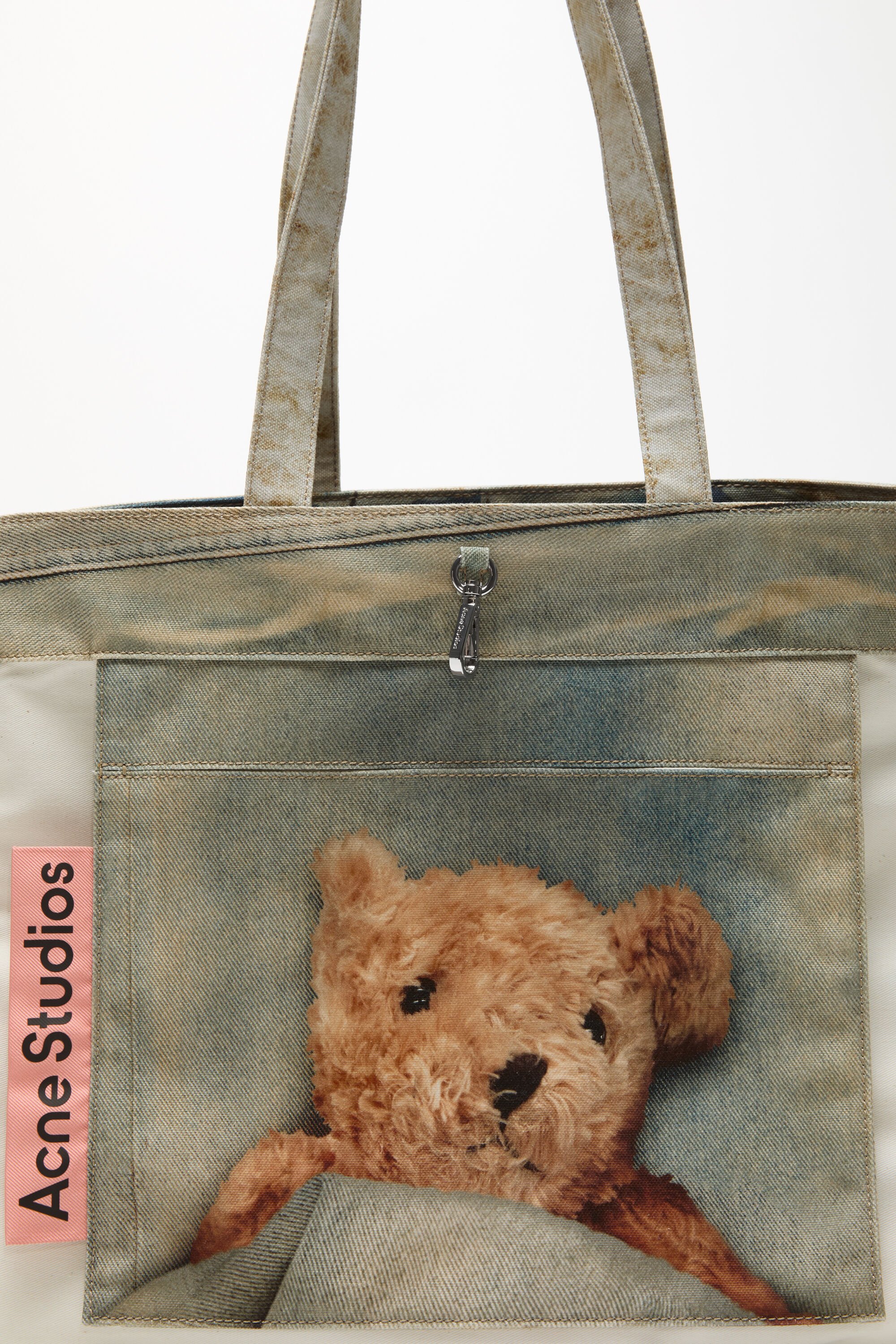 Acne Studios - Teddy shopper tote - Mid Blue