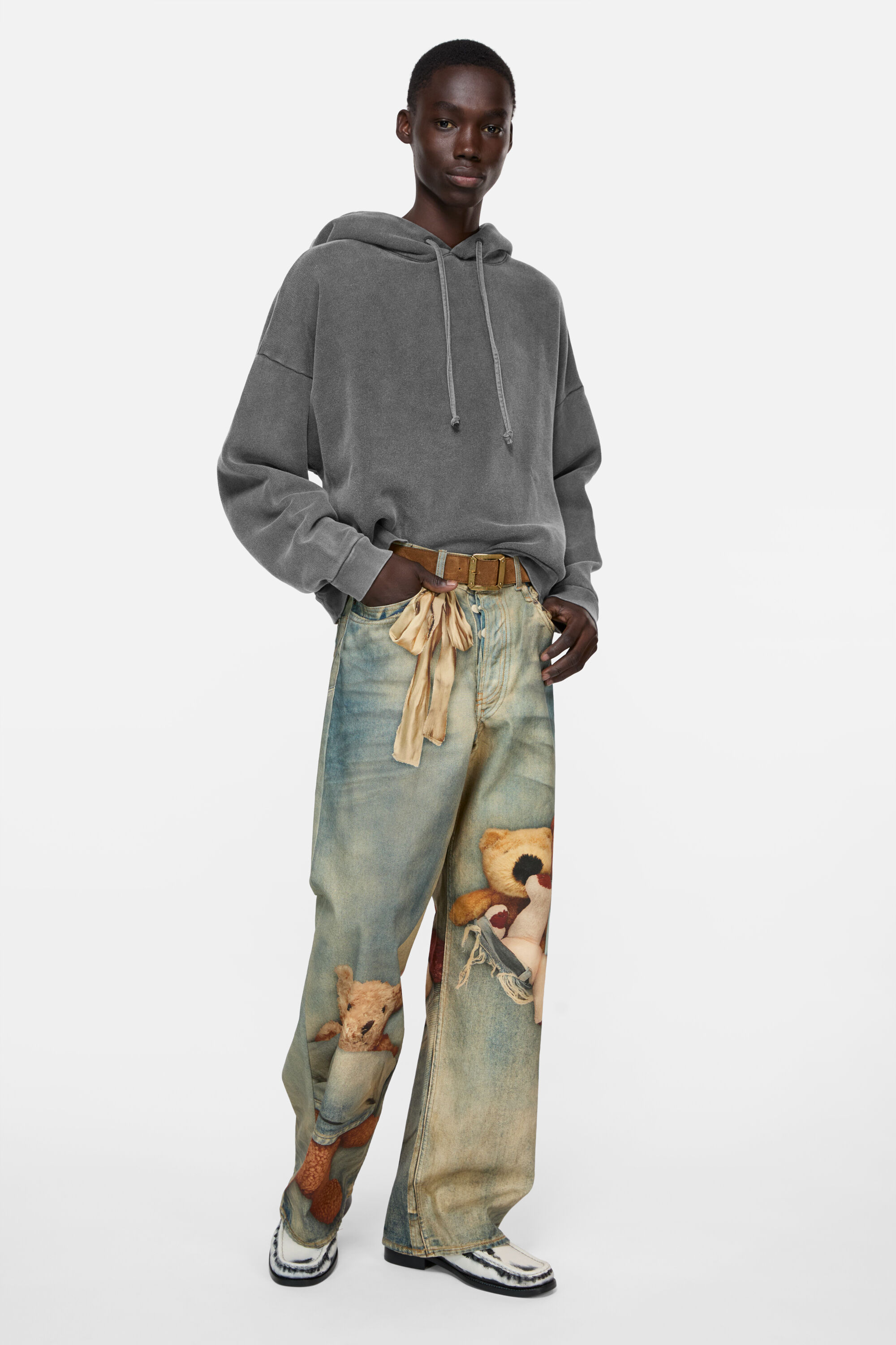 Acne Studios フードスウェットシャツ Acne Studios - フードスウェットシャツ - モスグリーン