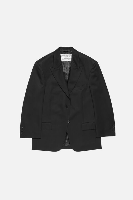 Acne Studios - シングルブレスト スーツジャケット - ブラック