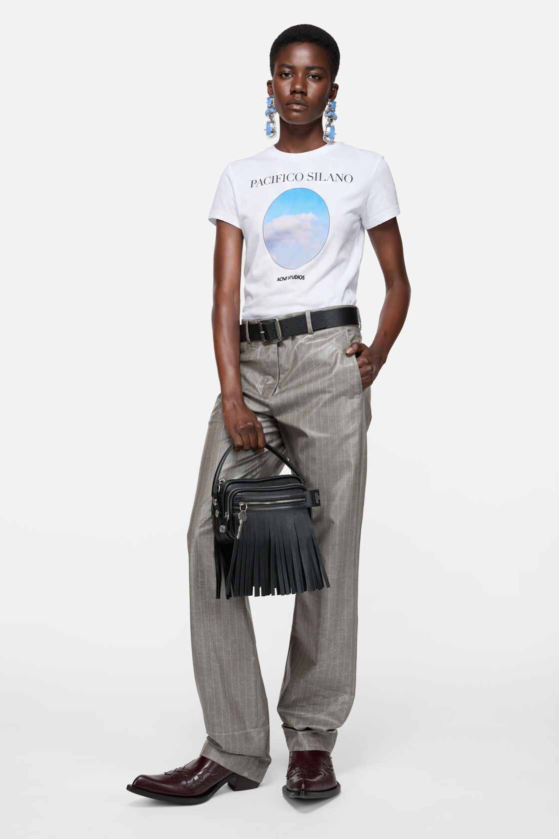 Fitted graphic t-shirt, Off white, 2000x