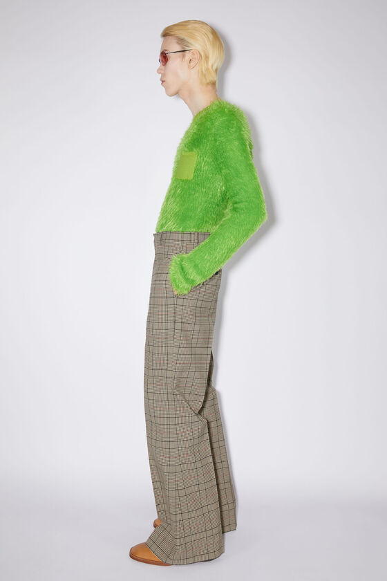 Acne Studios - ウールブレンド テーラードトラウザーズ - ブラウン/レッド