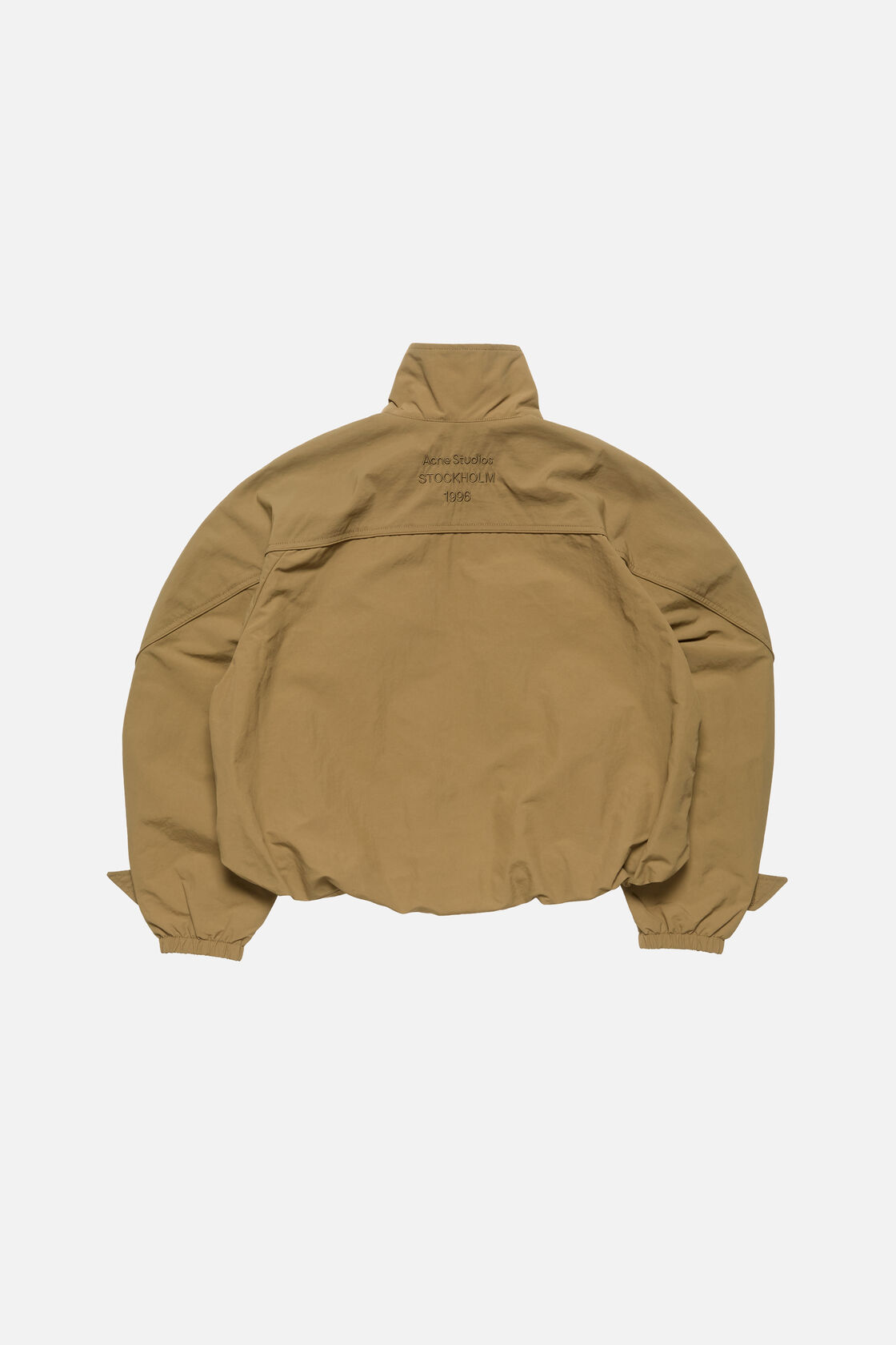 Nylon logo jacket, Dark khaki, 2000x