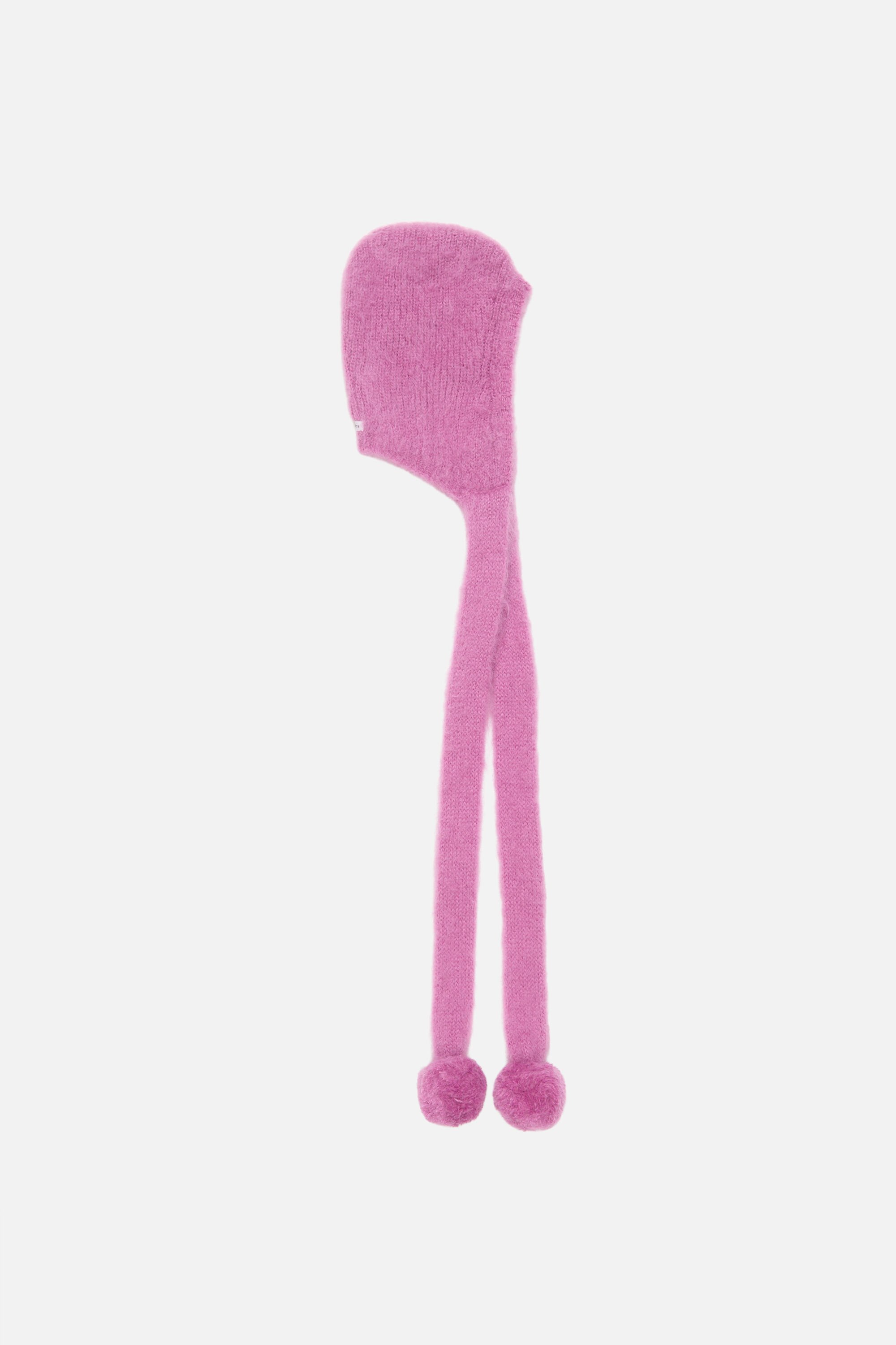Acne Studios - Mohair cap with earflaps - Pink/purple