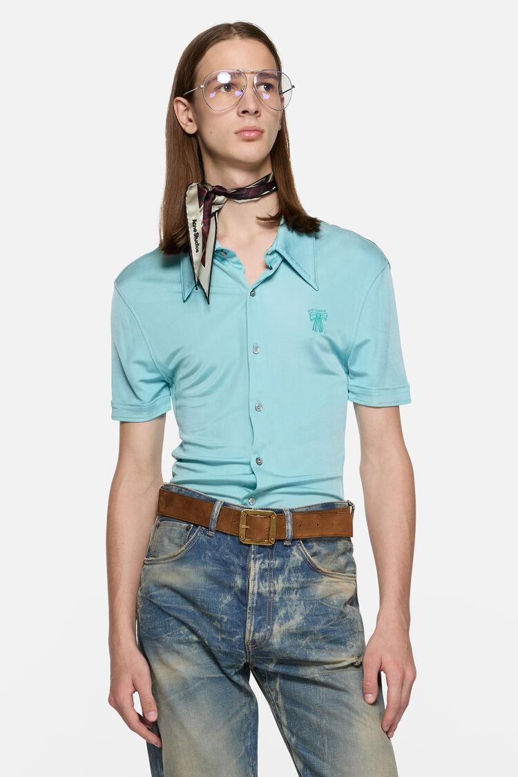 FN-MN-SHIR000980, Aqua blue