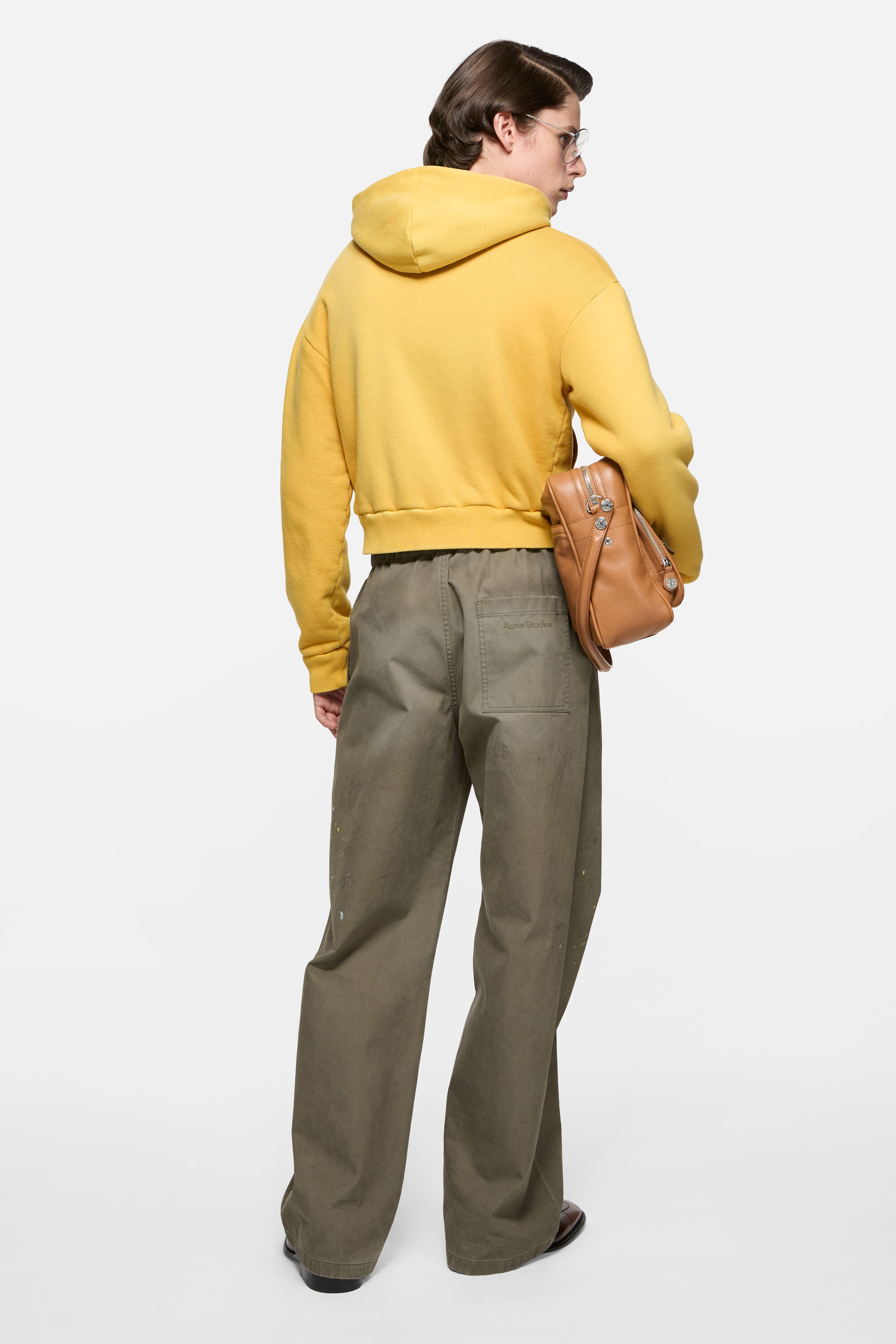 Acne Studios - Sprayed zip hoodie - Mustard yellow