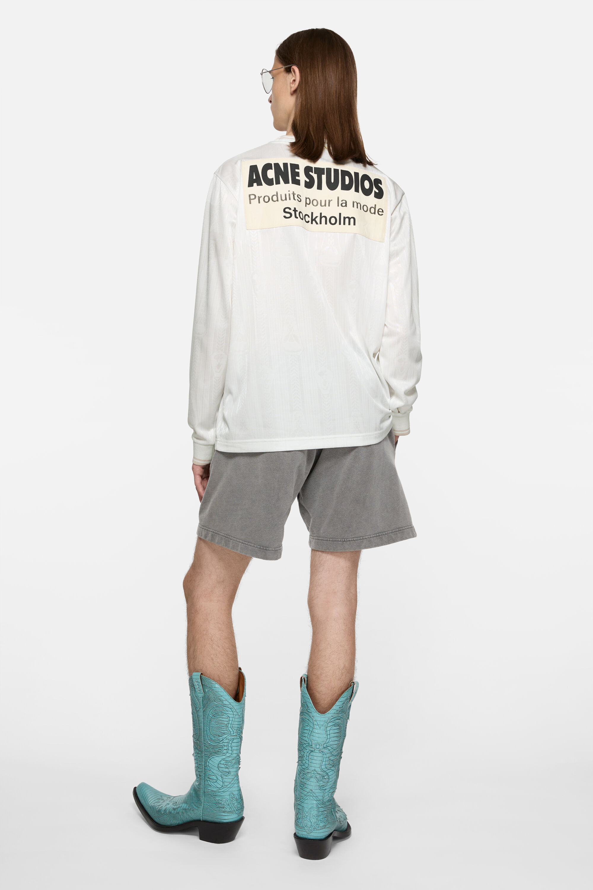 Acne Studios - Logo sports jersey top - White