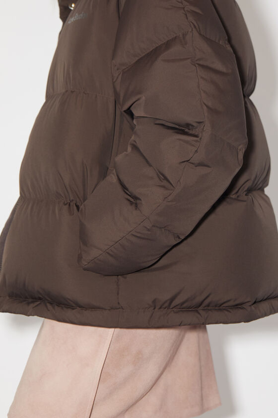 Night Addict padded puffer jacket in brown - ShopStyle