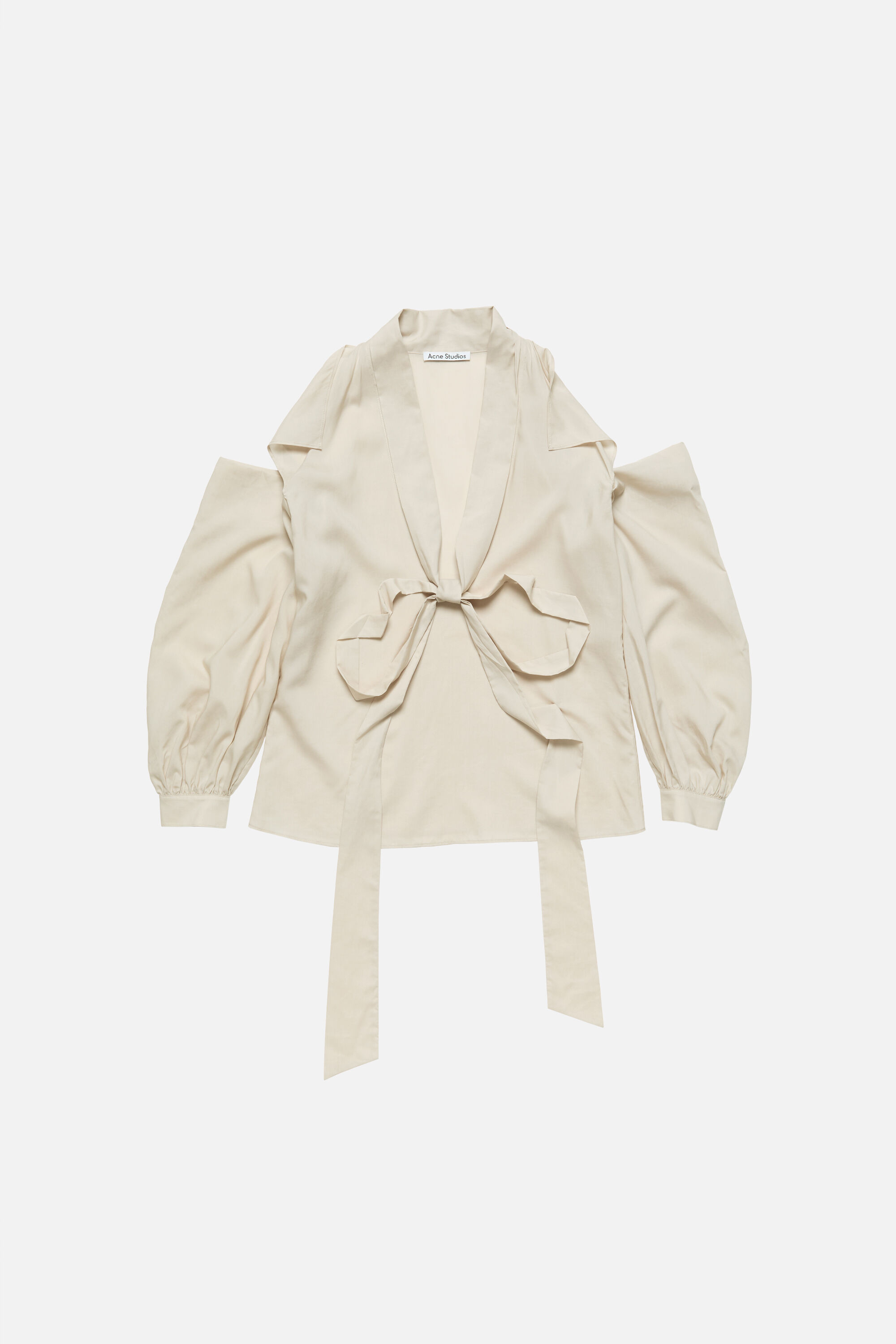 【Acne Studios】パッチワークブラウス（ベージュ） Acne Studios(Acne)(アクネストゥディオズ(アクネ)) / Tシャツ/XS