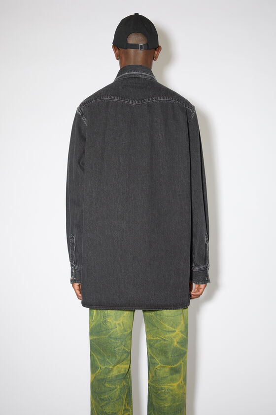 Acne Studios - Jeanshemd mit Knopfleiste - Schwarz Nina様専用