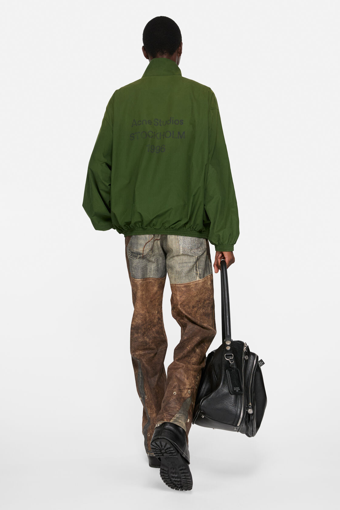 Logo zipper jacket, Forest green, 2000x