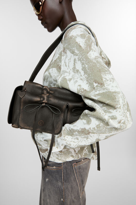 Acne Studios - マルチポケットバッグ - ダークブラウン/ベージュ 