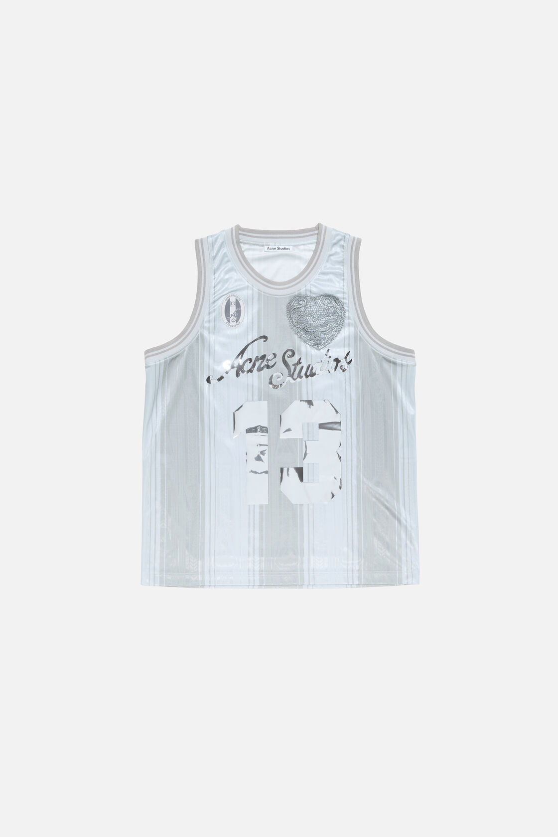 Sports jersey tank top, Grey, 2000x