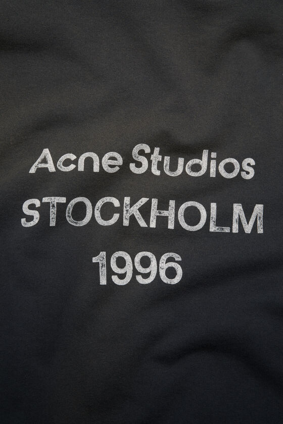 Acne Studios - Logo hooded sweater - Black