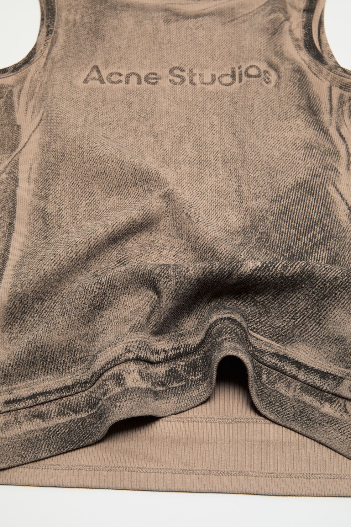 Layered logo tank top, Pumpkin orange, 2000x