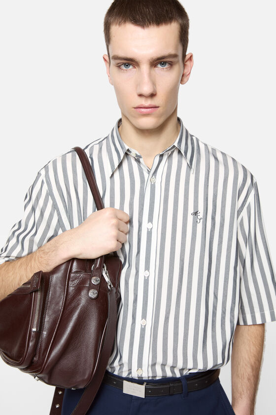 Acne Studios - Gestreiftes Hemd mit Knopfleiste - Schwarz-Weiss