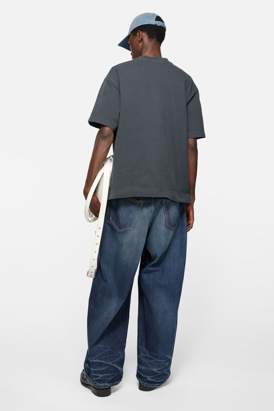 Acne Studios - ロゴTシャツ - リラックスフィット - Faded black