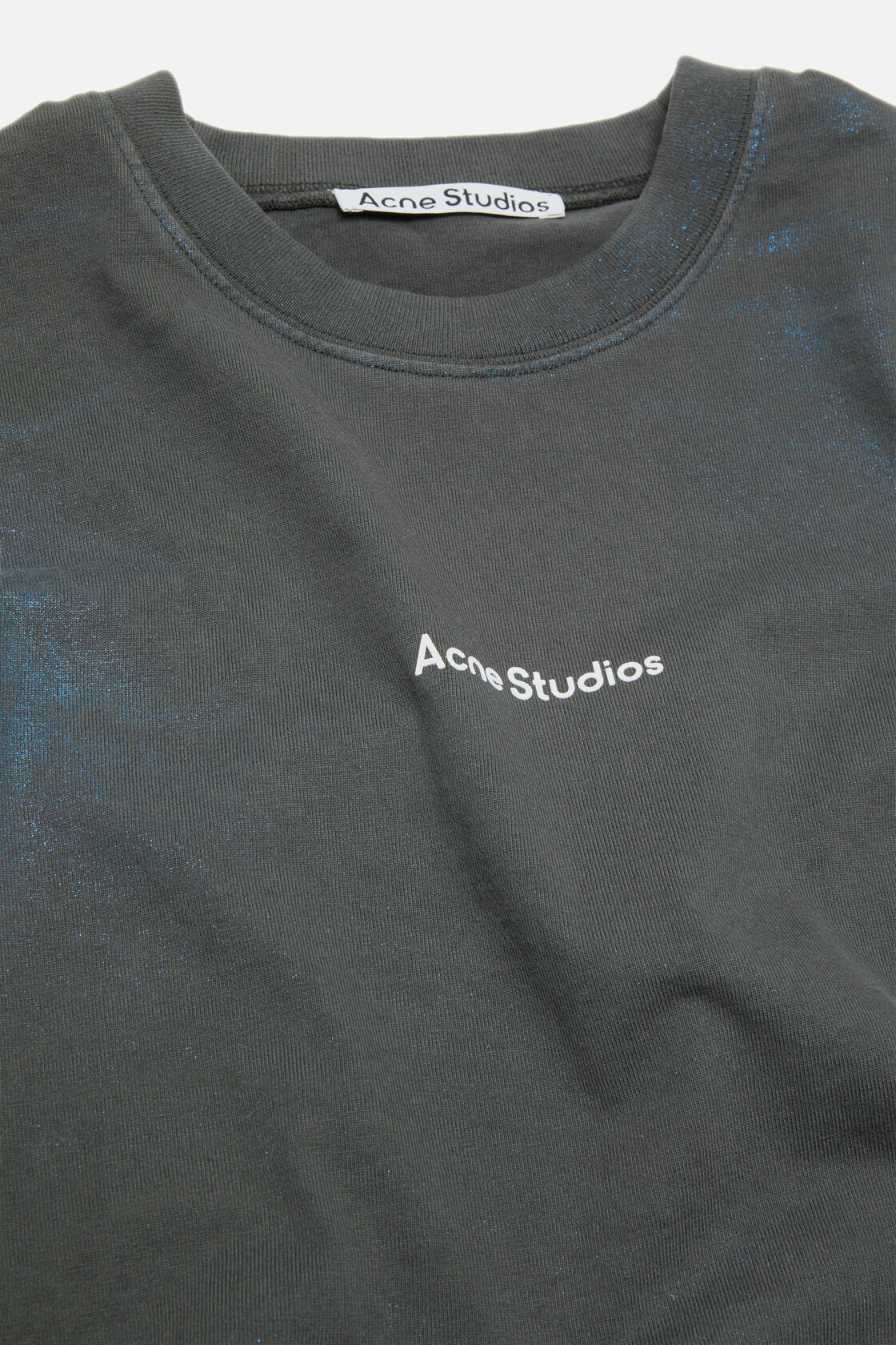 Glitter logo t-shirt, Blue/khaki, 2000x