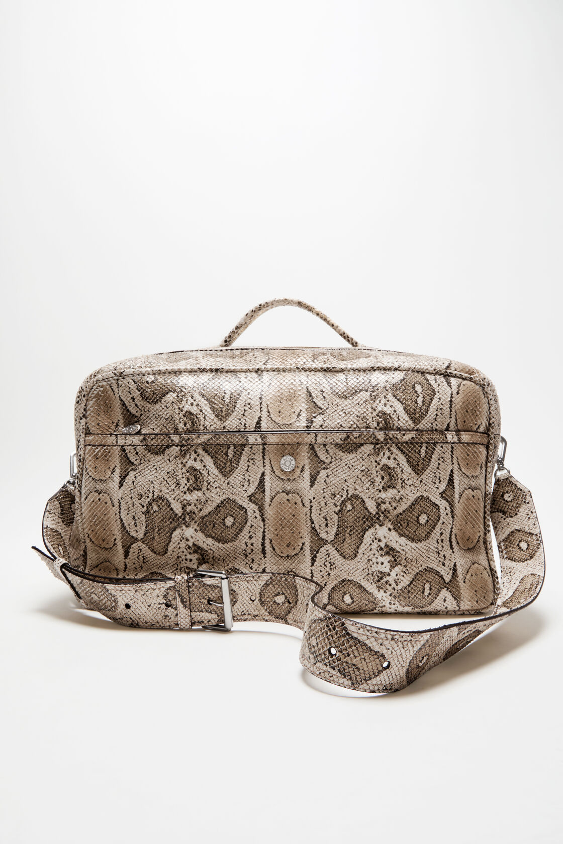 Camero snake print duffle bag, Beige Multi, 2000x