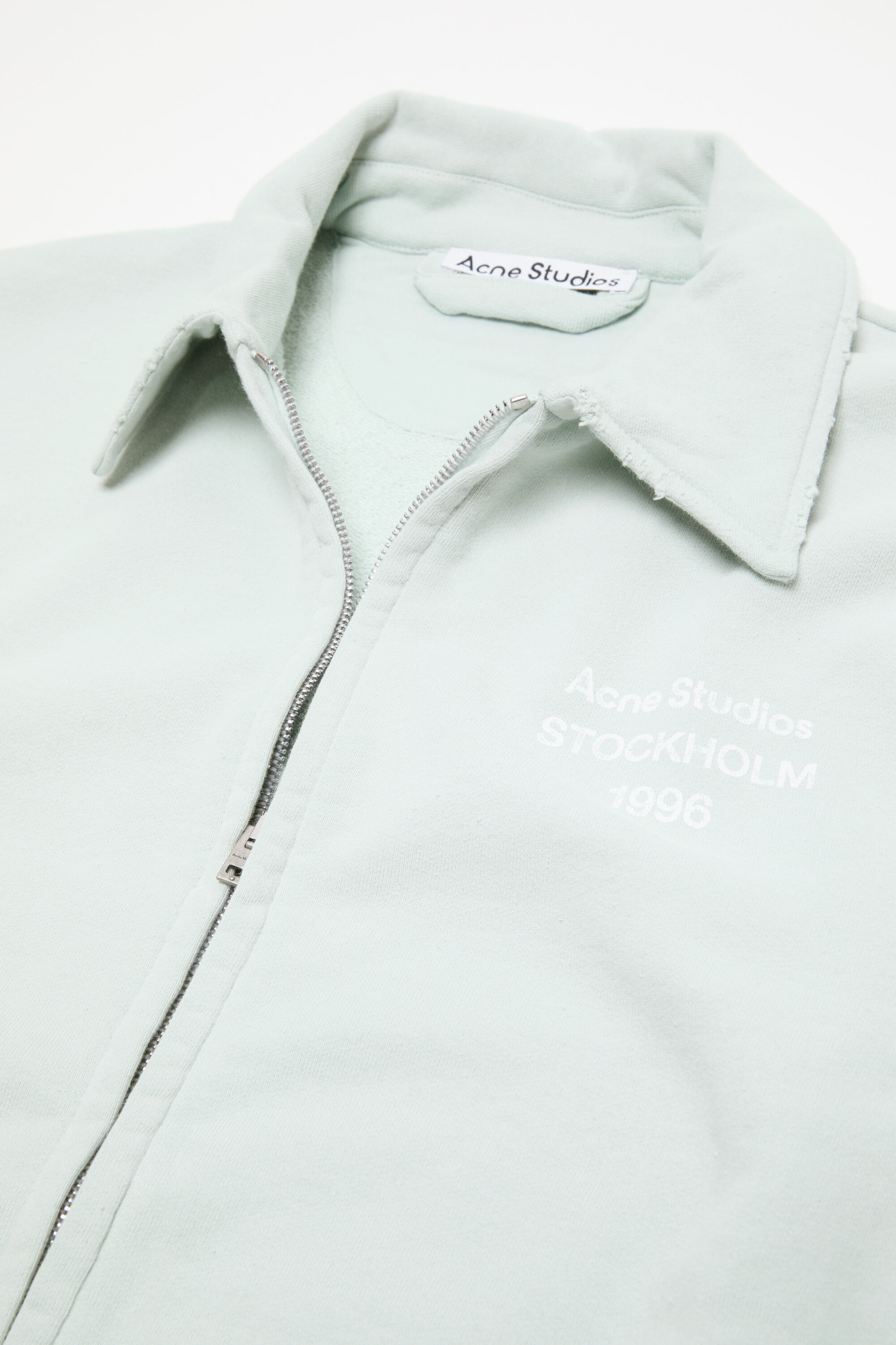 Acne Studios - Cardigan with collar - Pale mint