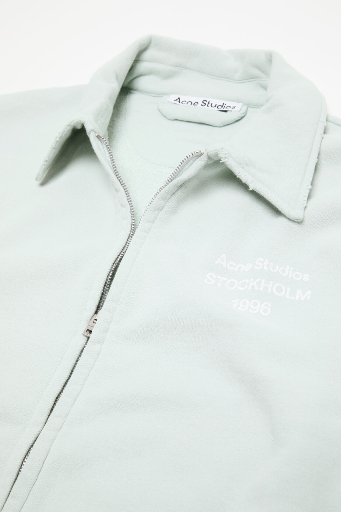 Cardigan with collar, Pale mint, 2000x