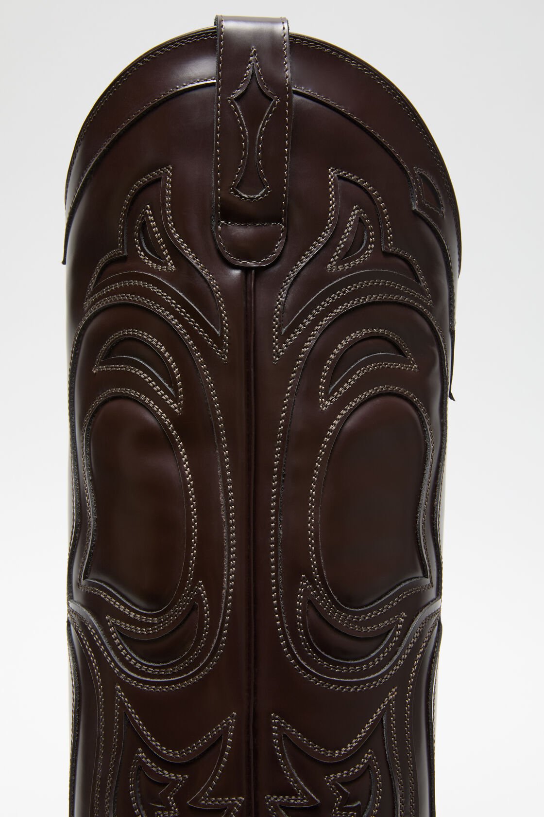 Pointy Cowboy High Boot, Brown, 2000x