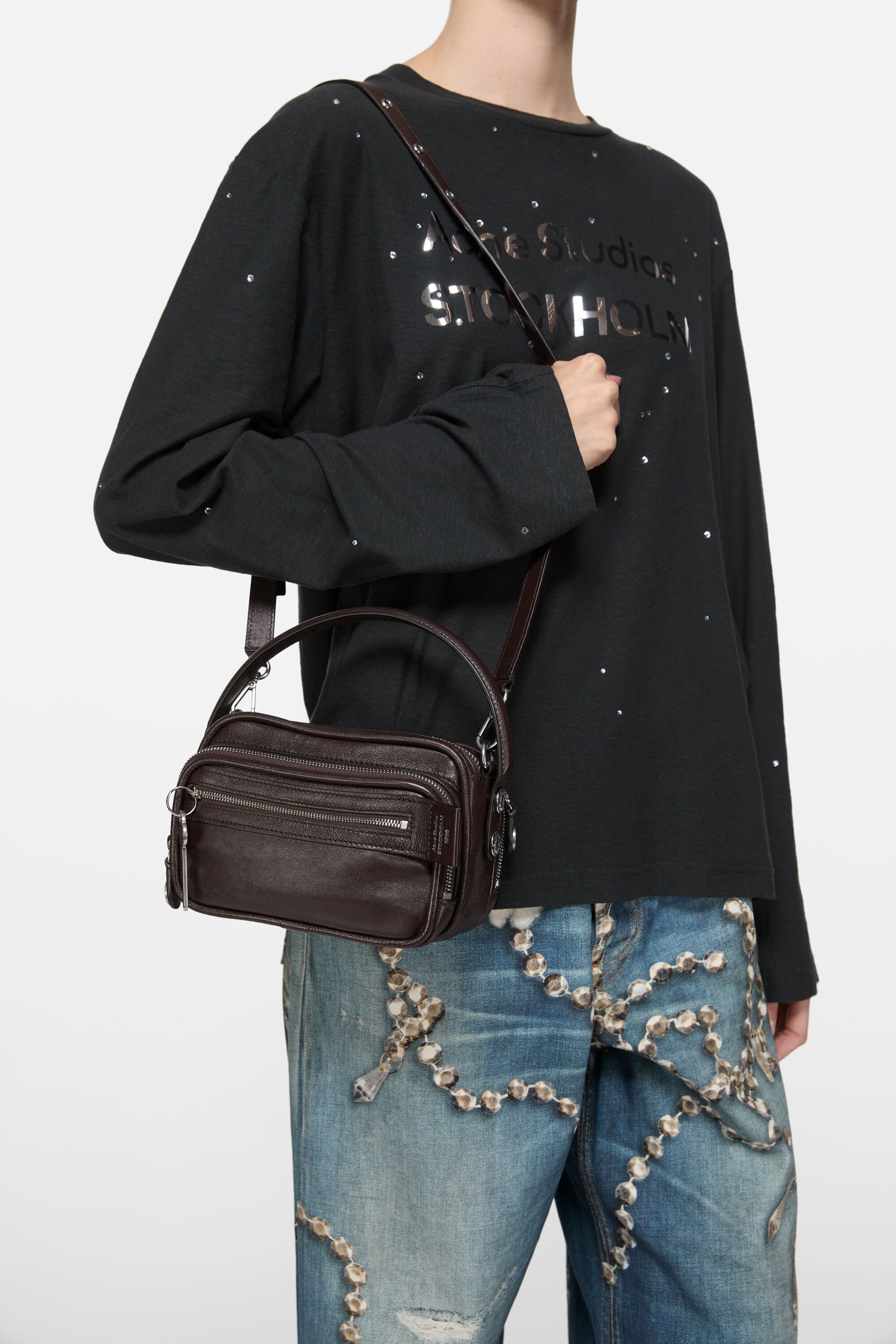 Acne Studios - Camero kit crossbody bag - Chocolate brown