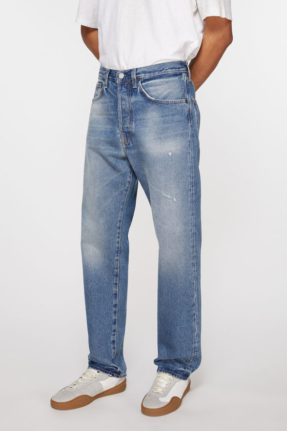 Acne Studios - Jeans in lockerer Passform – 2003 - Mid Blue 