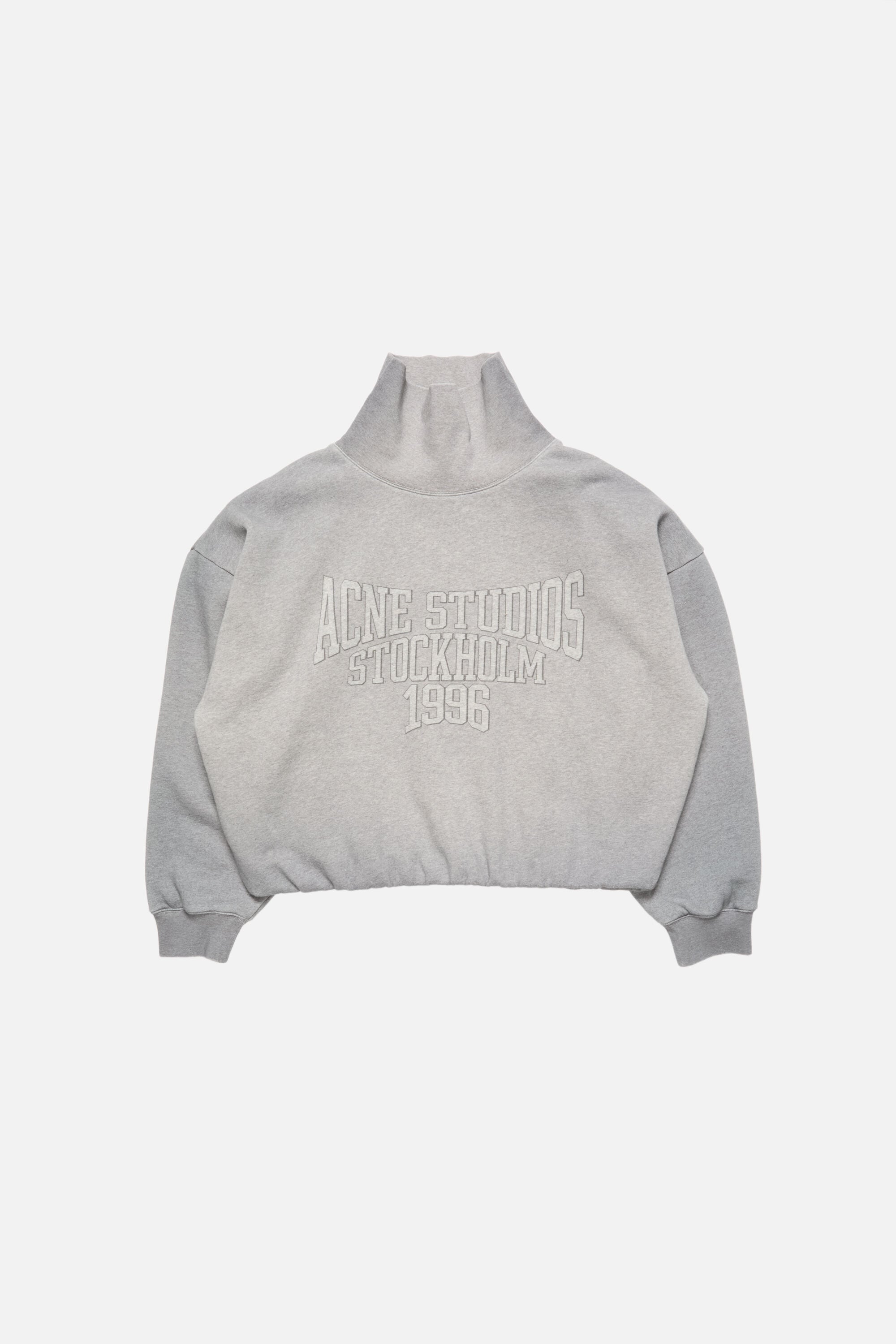 Acne Studios - Fleece sweatshirt with logo - Grey Melange