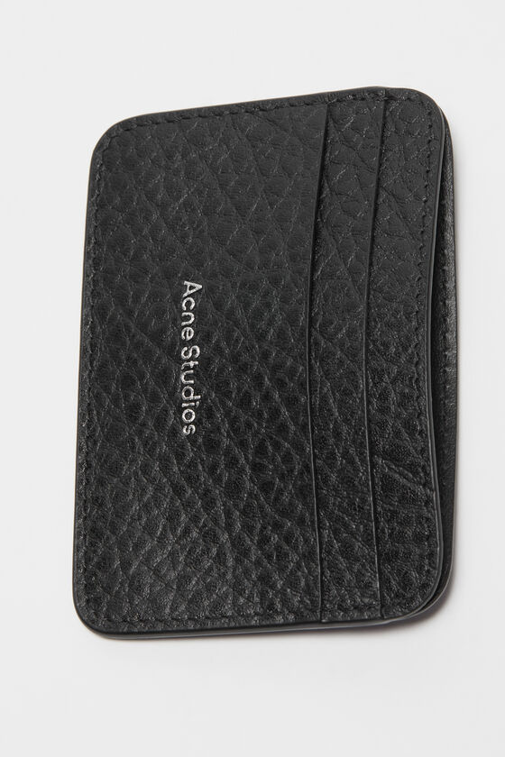 新品未使用 定価4万 Acne Studios レザーコインケース ブラック 硬く