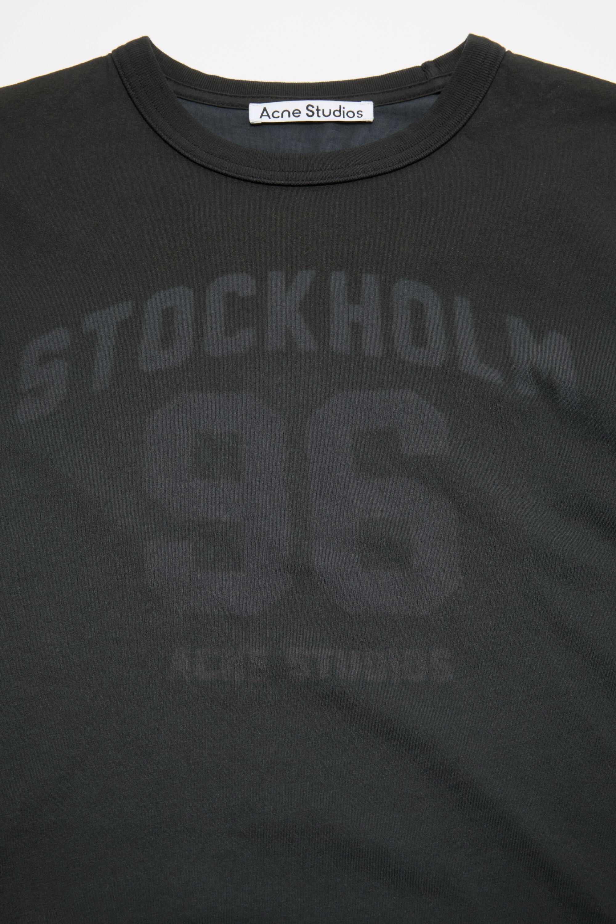 Acne Studios - ロゴTシャツ - フィットデザイン - フェイデッドブルー