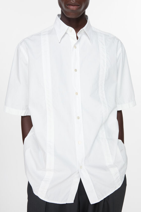 Acne Studios - Short sleeve button-up shirt - White
