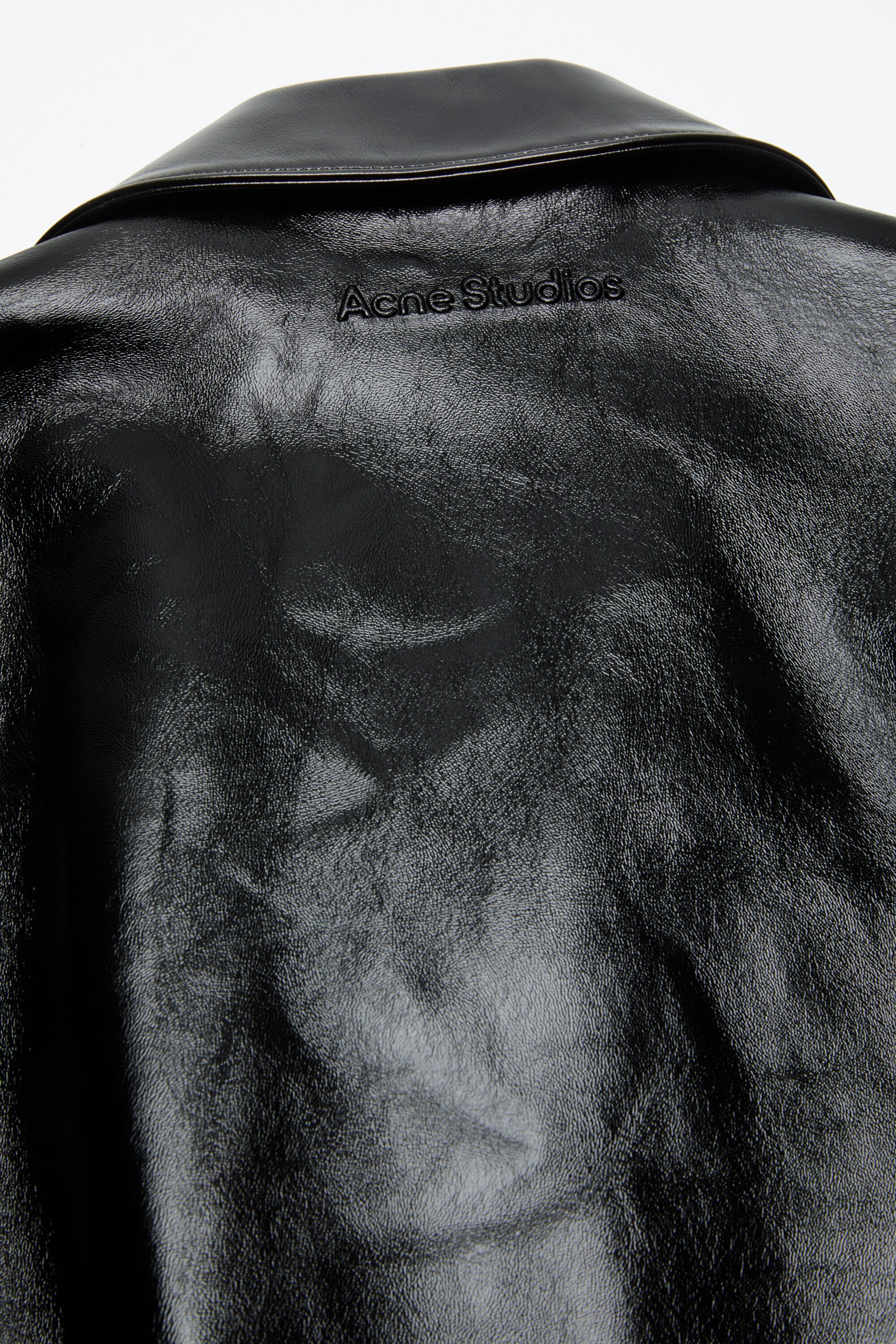 Acne Studios - レザーバイカージャケット - ブラック