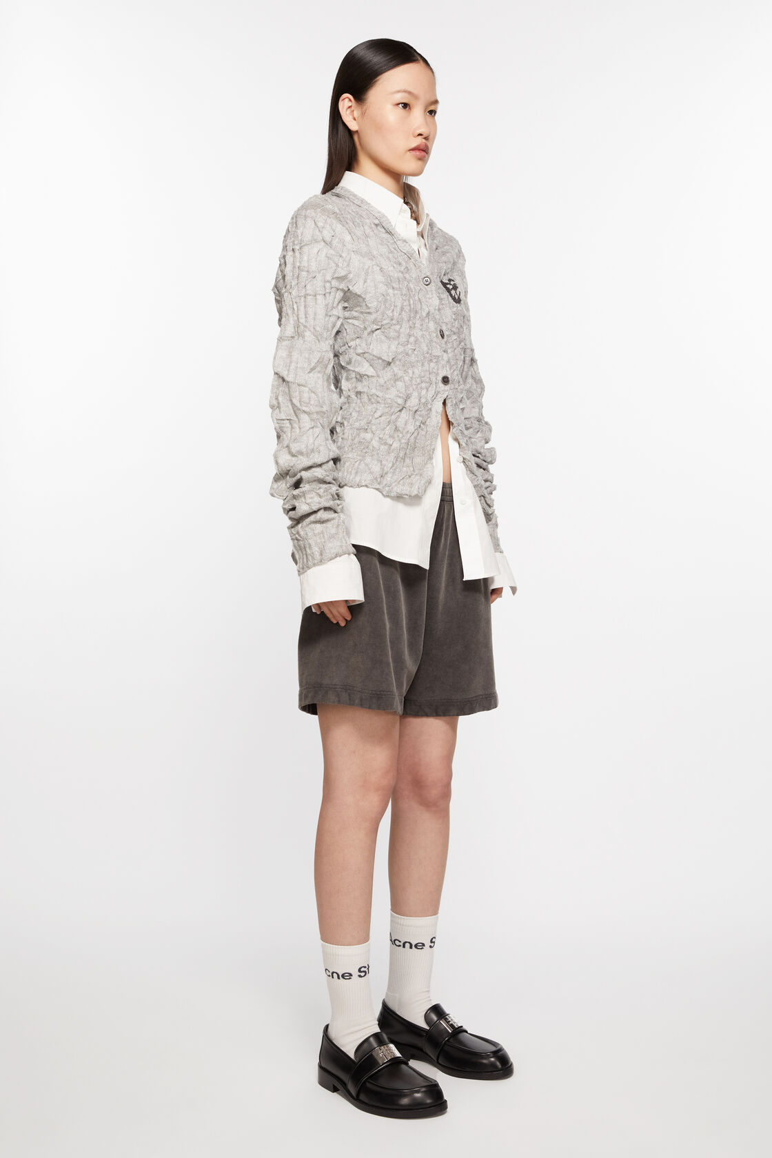 Cotton logo socks - 3 pack, White/white/black, 2000x