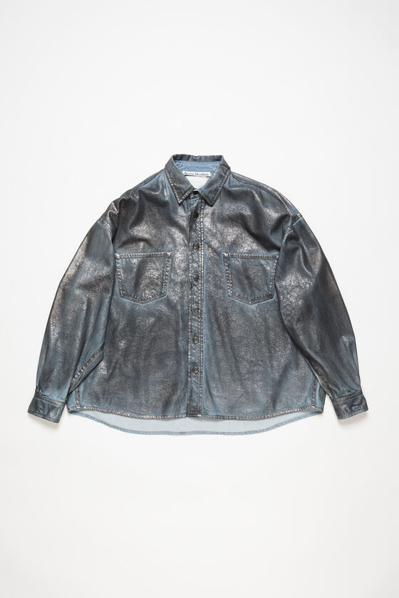 Acne Studios - Denim shirt - Relaxed fit - Silver/blue