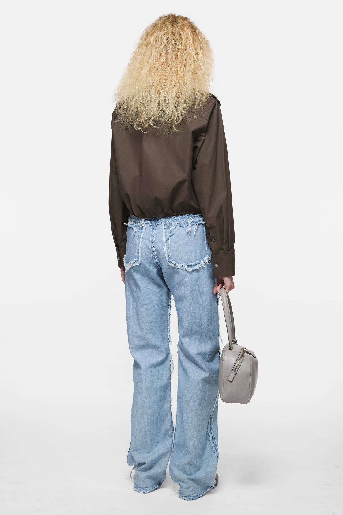 Frayed denim jeans, Light blue, 2000x