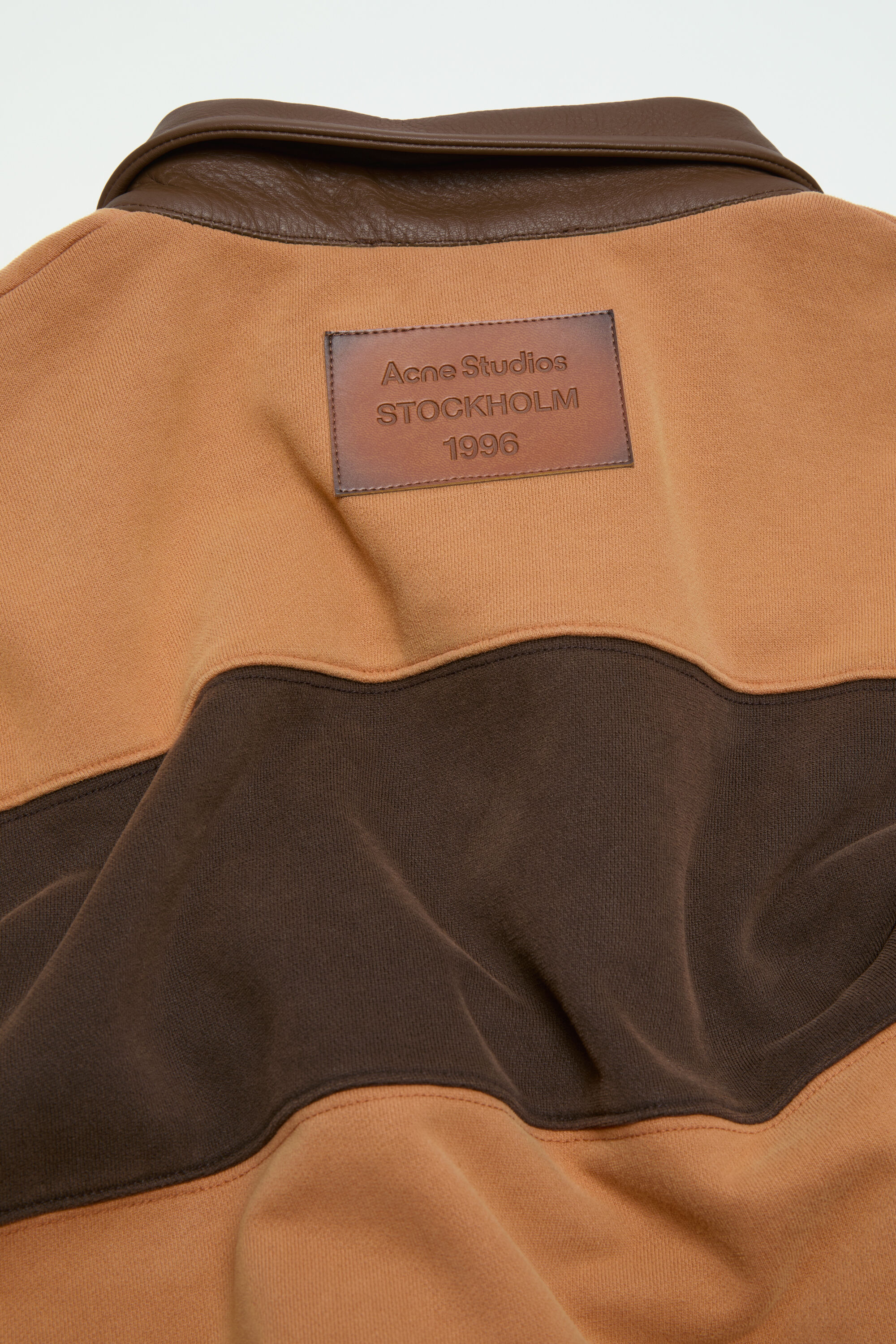 Acne Studios - ストライプポロセーター - ダークブラウン/コニャック