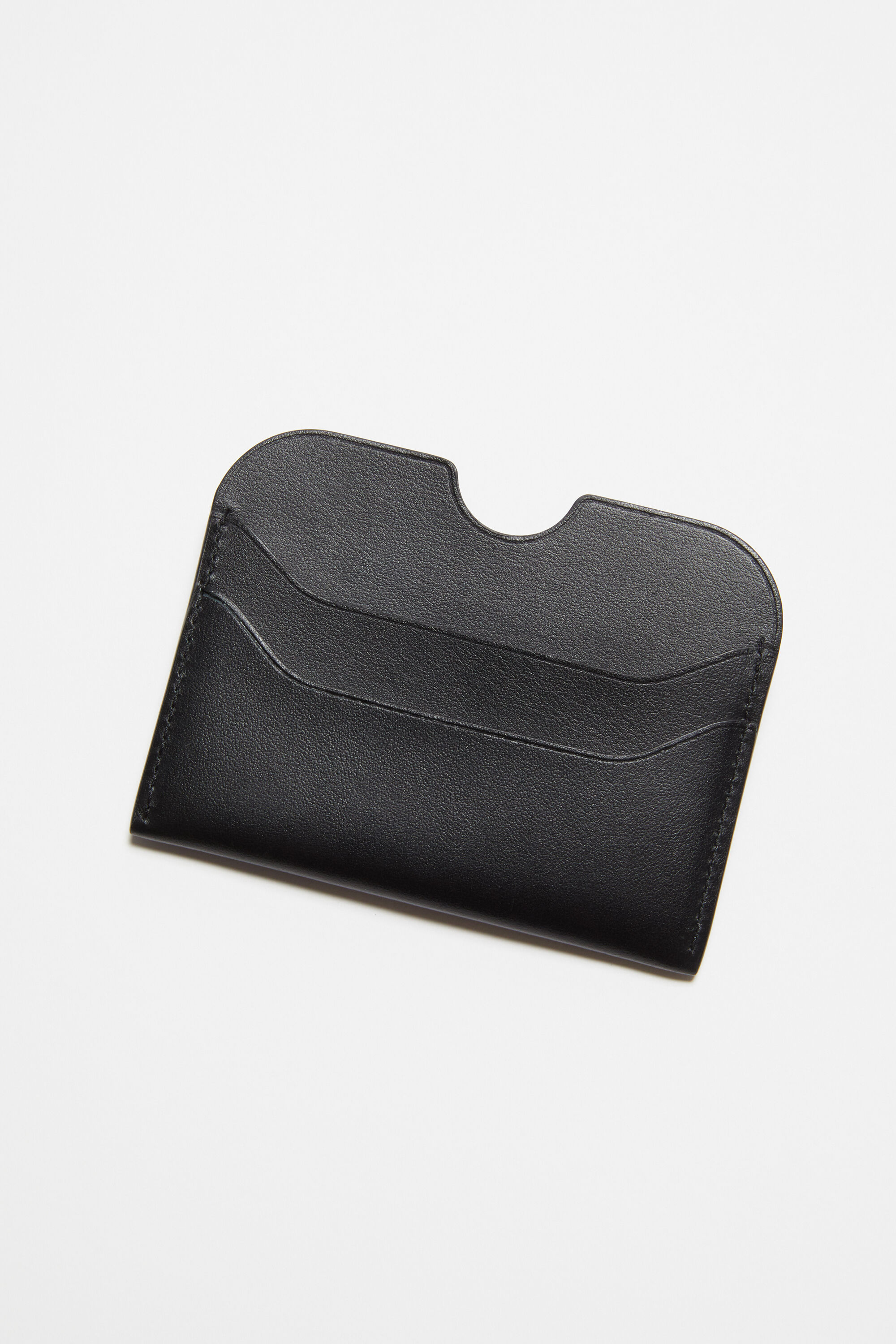 Acne Studios - Leather card holder - Black