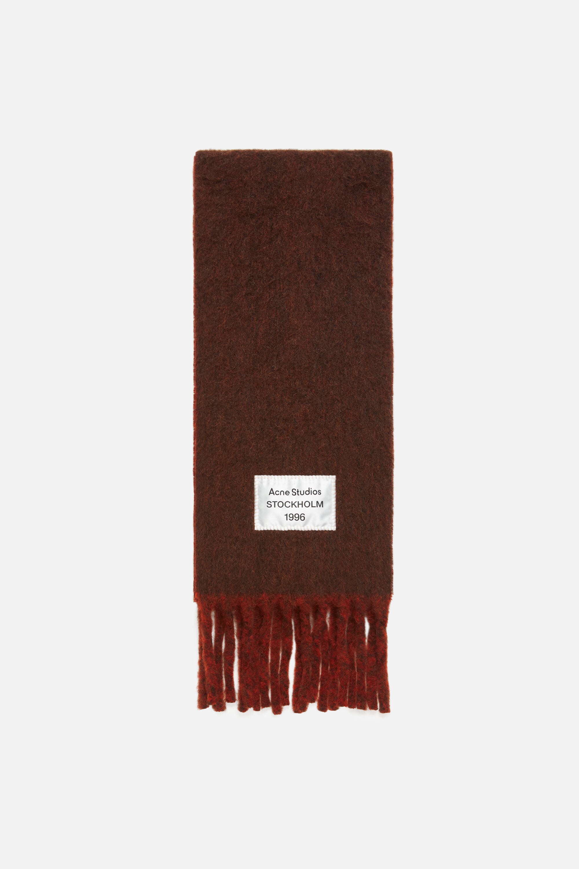 Acne Studios - Bicolour Alpaca Scarf - Black/grey
