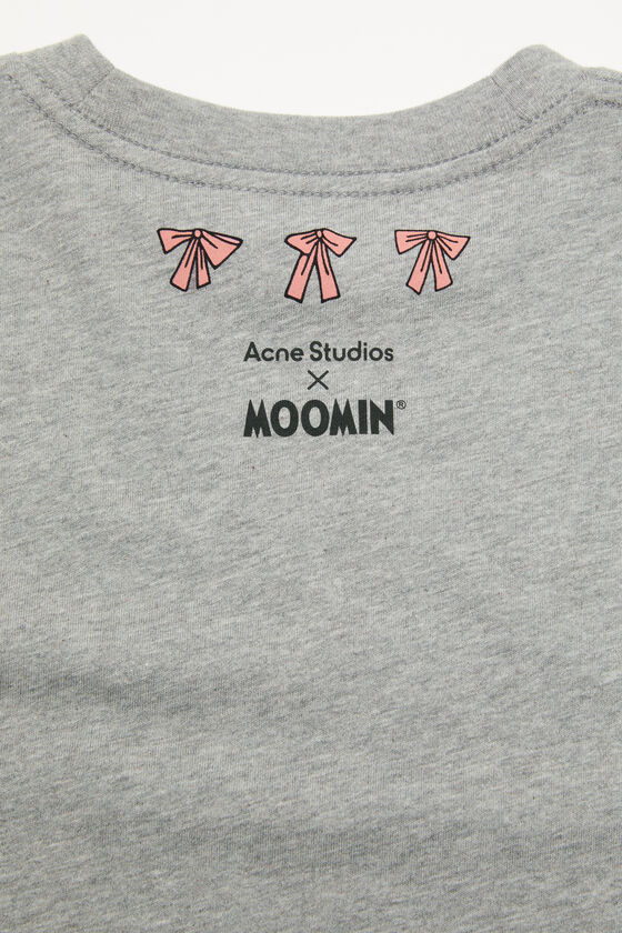 Acne Studios - Acne Studios×Moomin Tシャツ - ライトグレーメランジ 