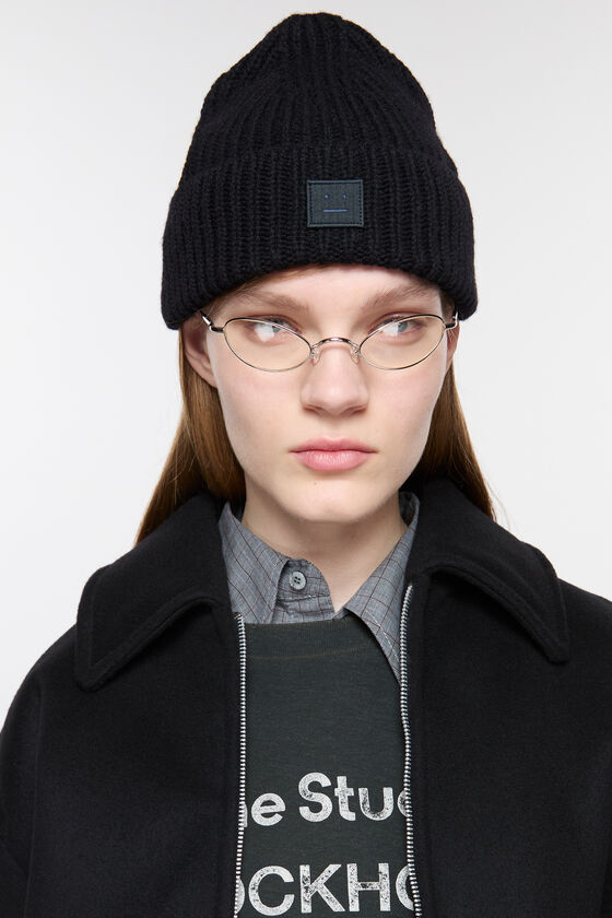 Acne Studios - スモールFaceロゴビーニー - ブラック