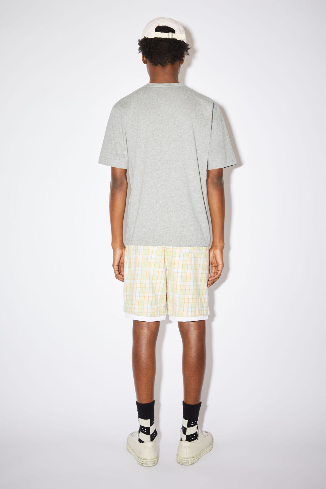 Crew neck t-shirt - Regular fit, Light Grey Melange, 2000x