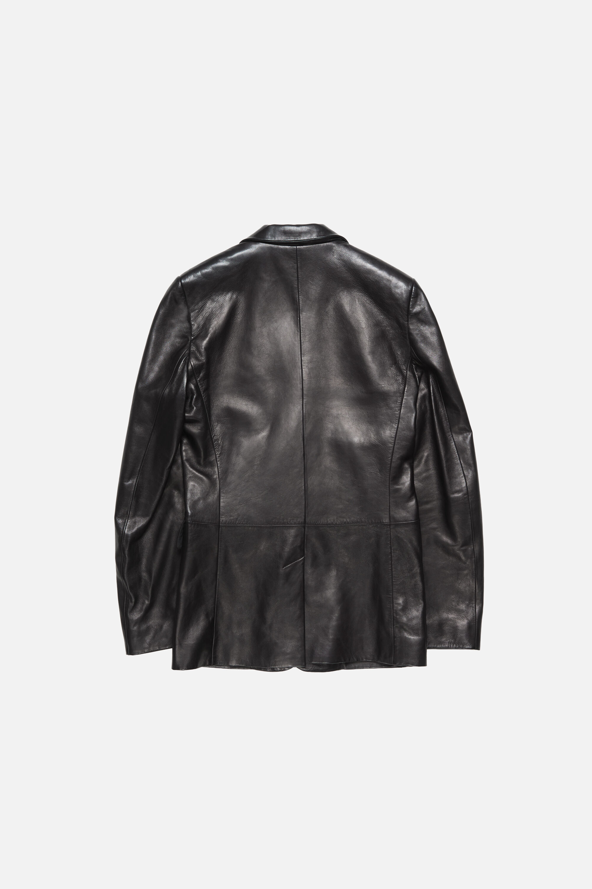Acne Studios - Leather suit jacket - Black