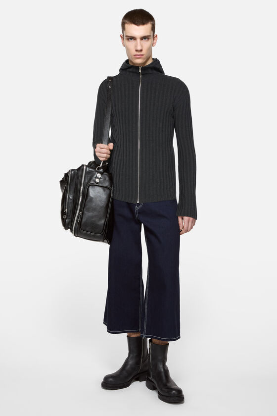 Acne Studios - レザーワックスブーツ - ブラック